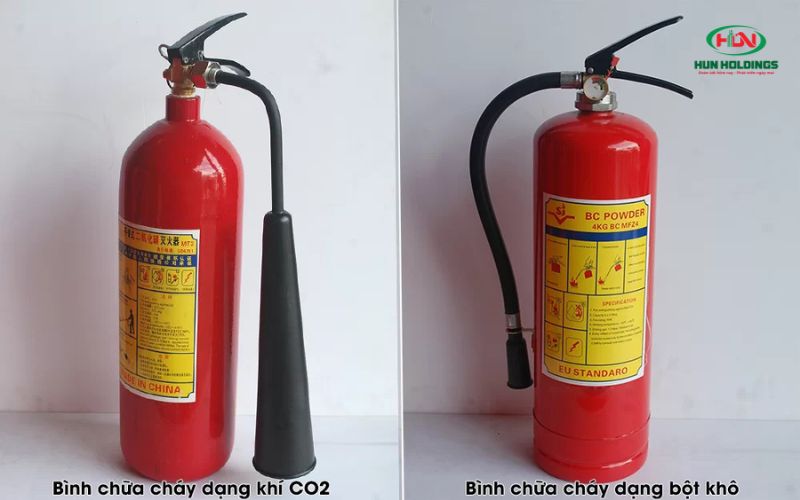 Bình chữa cháy khí và bột loại nào tốt hơn? 4 Tổng quát về hai loại bình chữa cháy