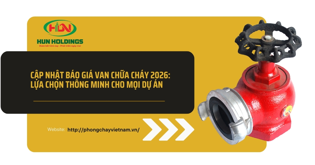 Báo giá van chữa cháy 2026