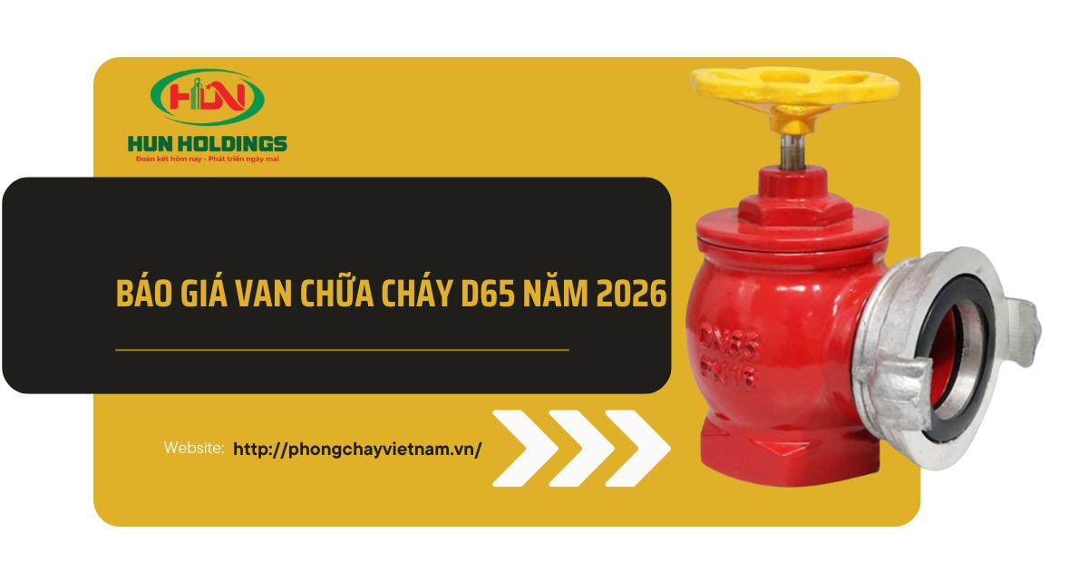 Báo giá Van chữa cháy d65 năm 2026