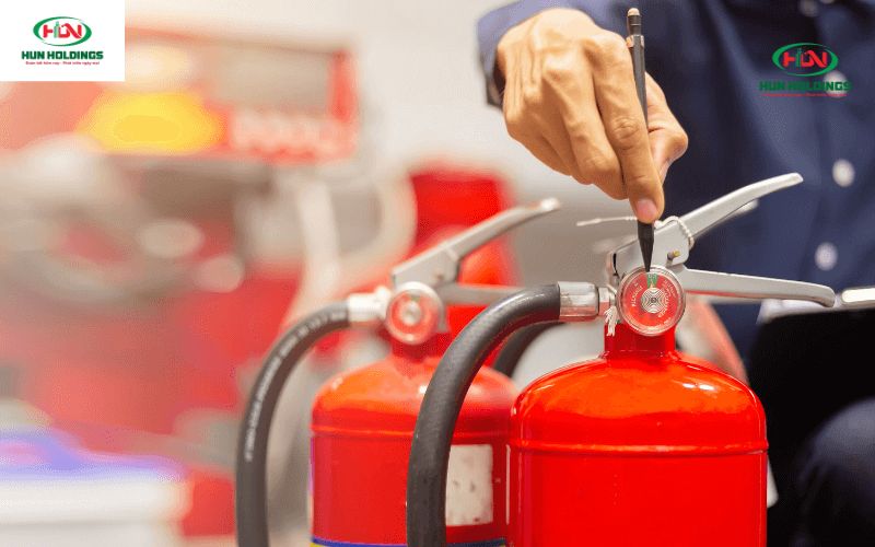 Bảo quản bình chữa cháy sau khi lắp đặt