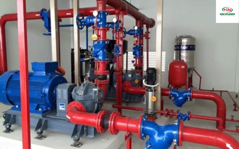 Các loại máy bơm chữa cháy thường được lắp đặt