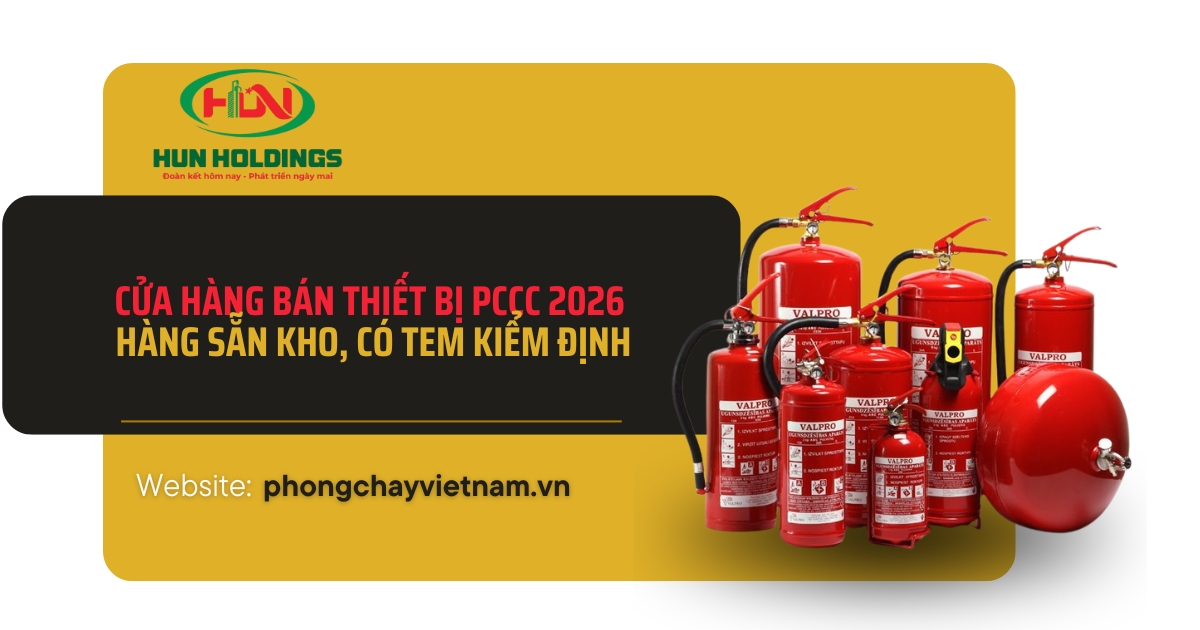 Cửa hàng bán thiết bị PCCC hàng sẵn kho