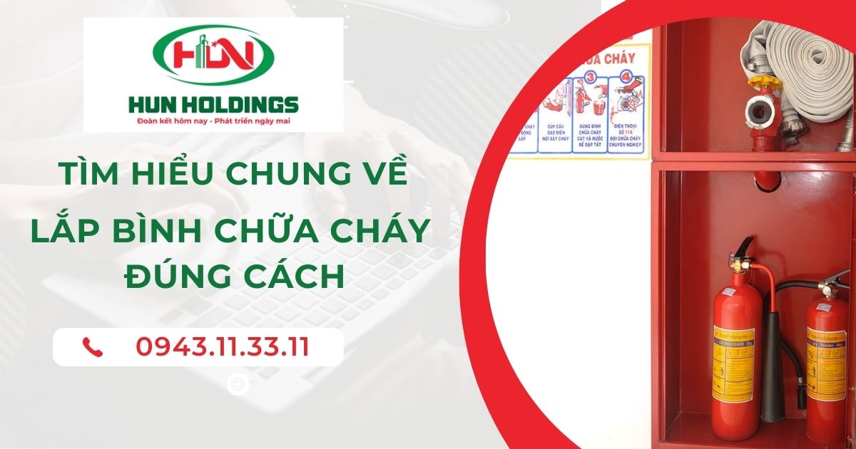 Lắp bình Chữa cháy đúng cách